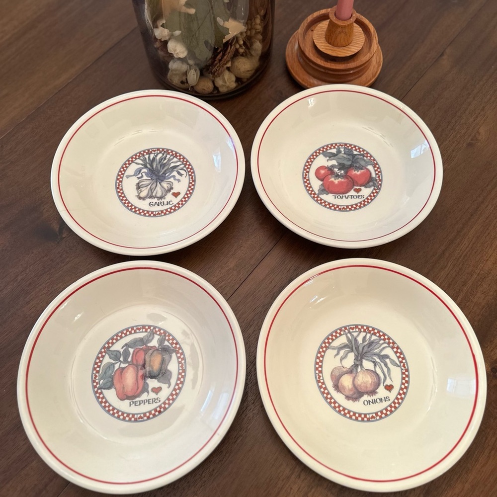 Set of 4 Certified International “Susan Winget” Pasta Dishes